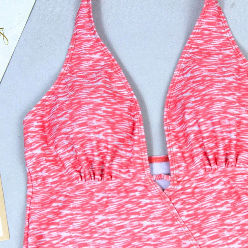 

Sexy Tankini Swimsuit Plus Size Women Push Up Bikini Swimwear 2020 Beachwear Print Bathing Suit Swimming Suit