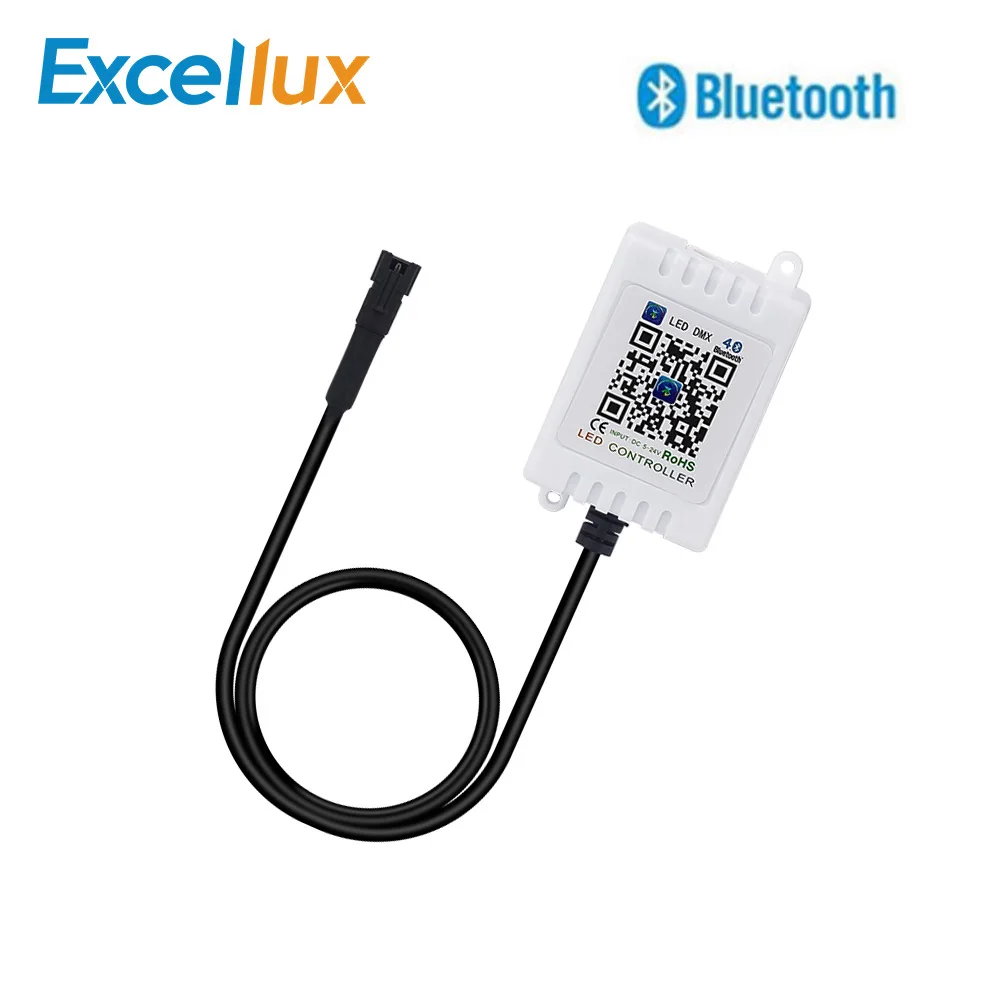 DC5V 24V Bluetooth 4 0 LED DMX SPI B RGB контроллер для SK6812 2812 6803 5050 Светодиодная лента с