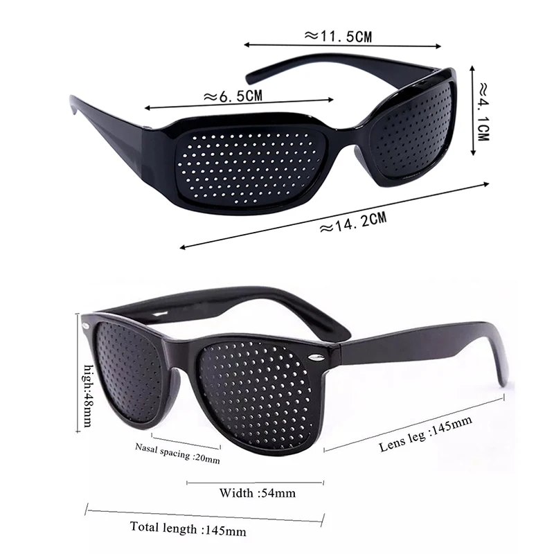 

Vision Care Glasses Pin Hole Sunglass Eye Training Glass Pinhole Glasses Improve Eyesight Anti-fatigue Vision Care Eyeglasses