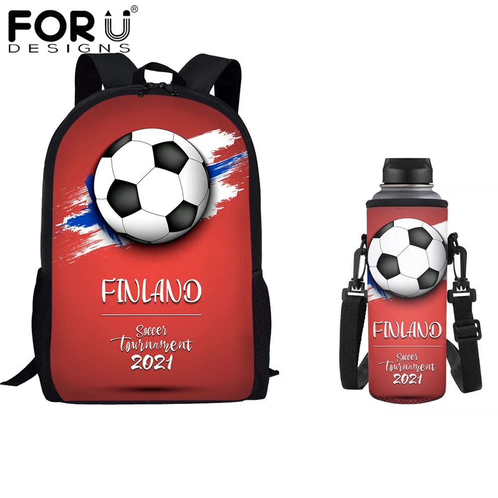 

Чехлы для Кубков с рисунком футбольной команды FORUDESIGNS, 2021, 500-1000 мл