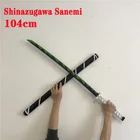 104 см Kimetsu no Yaiba меч оружие Demon Slayer Shinazugawa Sanemi косплей меч 1:1 аниме нож ниндзя PU Игрушка