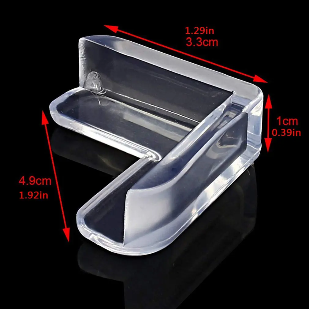 

12Pcs/set Baby Safety L Shape Transparent Protector Cover Table Corner Guards Children Protection Furnitures Edge Corner Guards