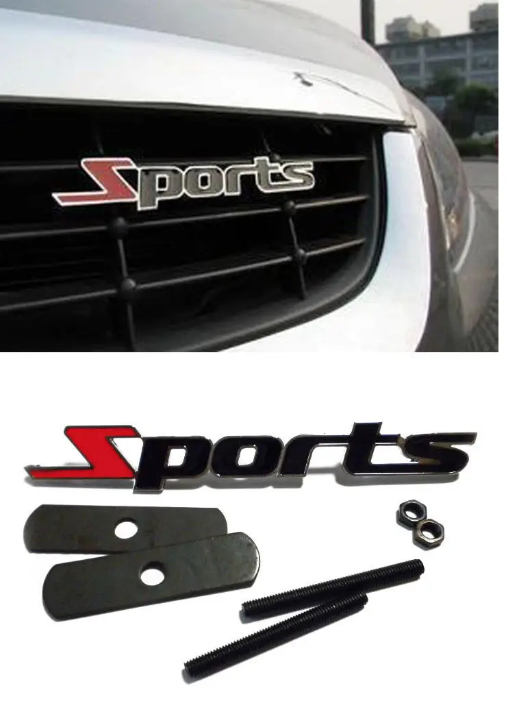 

New Car Metal Emblem AUTO Grille Sports Stickers Decoration Car Accessories