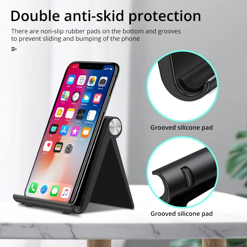 ANKNDO Desk Holder for Phone Tablet Stand Multi-Level Adjustment Mobile Support Holders Desktop Cell Bracket Accessories | Мобильные