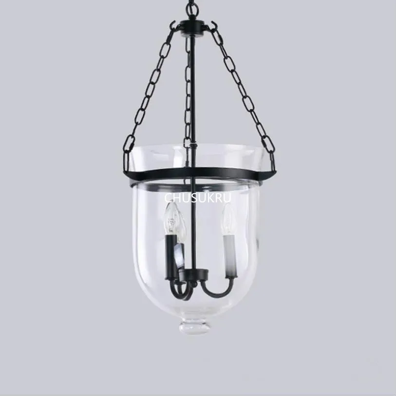 Круглая американская Загородная стеклянная люстра креативная светильник ПА в