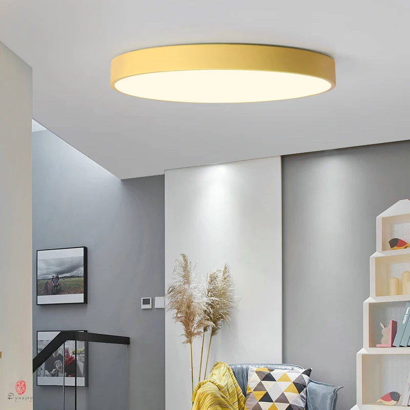 Потолочные светильники Macaroon современные подвесные красочные декоративные для