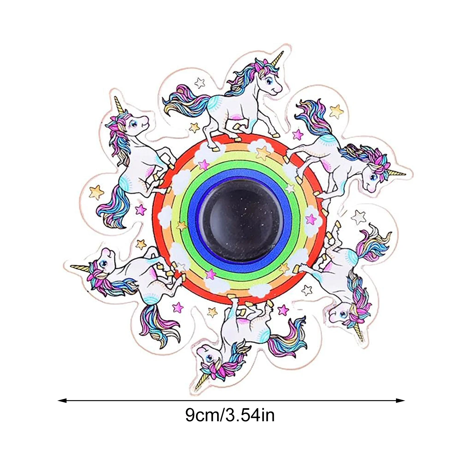 Фиджет Спиннер для рук гироскоп анти стресс Мультяшные животные анимация бег