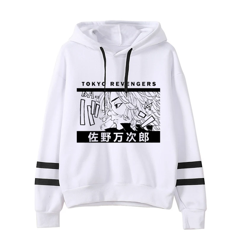 

Толстовка с капюшоном с принтом мангиро Сано Мужская, свободная уличная одежда для косплея в стиле аниме Харадзюку, Токийский Мстители