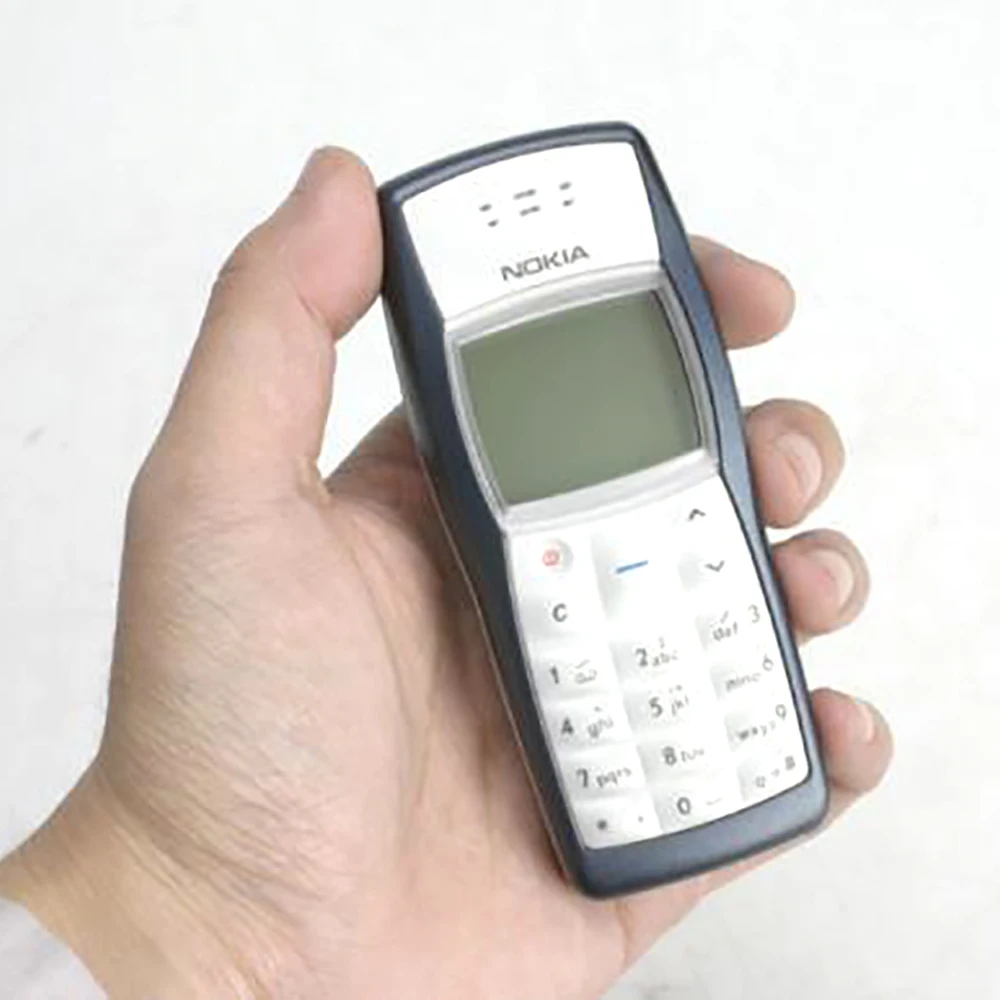 Оригинальный разблокированный мобильный телефон Nokia 1100 2G GSM Восстановленный