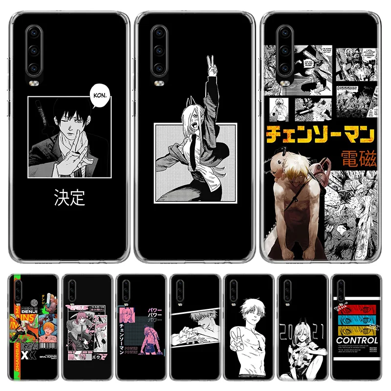 

Chainsaw Man Manga Phone Case Funda For Huawei P30 Lite P20 P40 Pro P10 Mate 10 20 Lite 30 P Smart Z 2019 Cover Coque