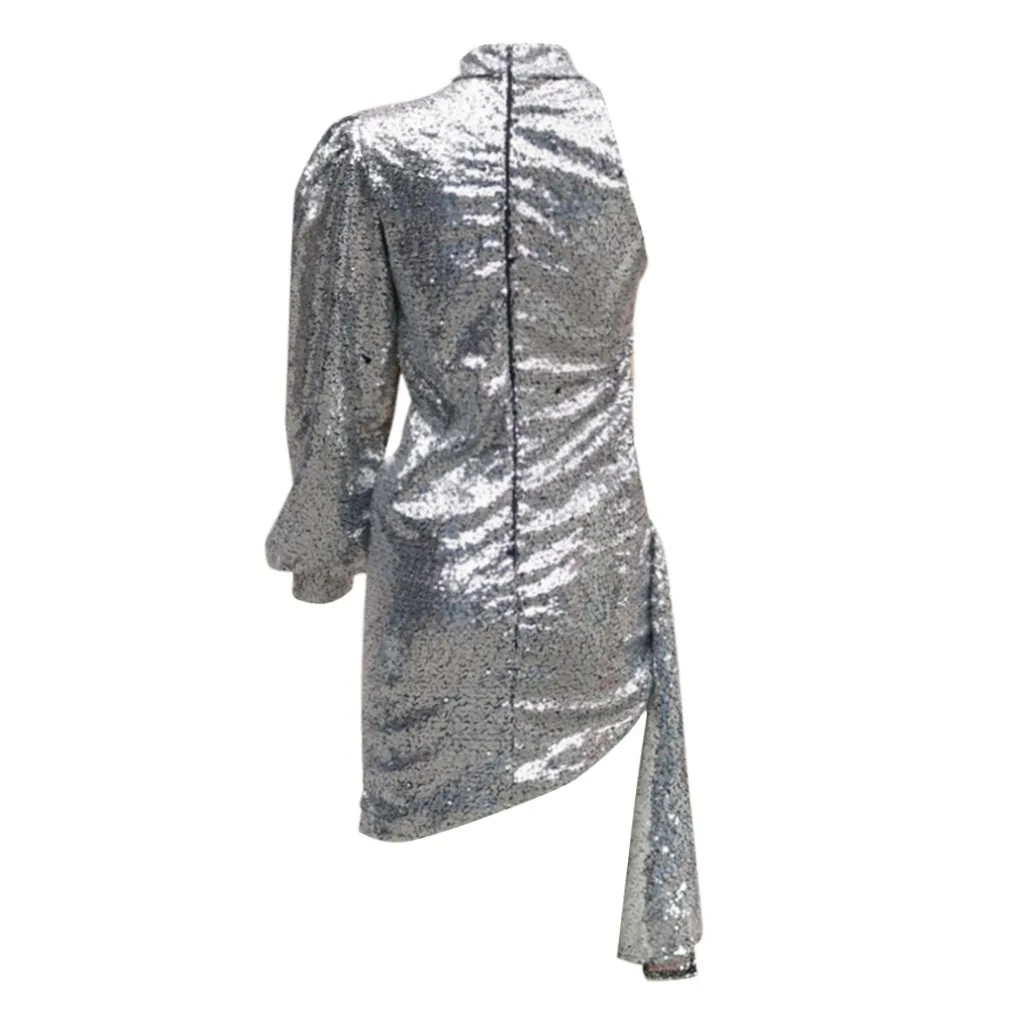 2020 женское облегающее платье с круглым вырезом однотонное Пышное Платье длинным