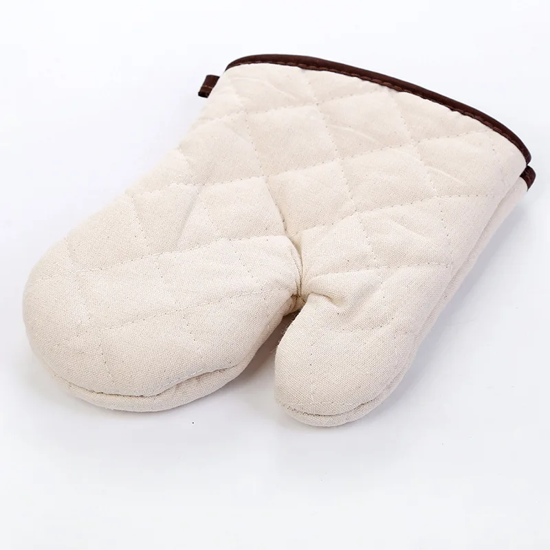 

1 Pair Oven Mitt Heat Proof Resistant Protector Kitchen Cooking Pot Holder Glove Comfort Thickened for Household Oven Glove