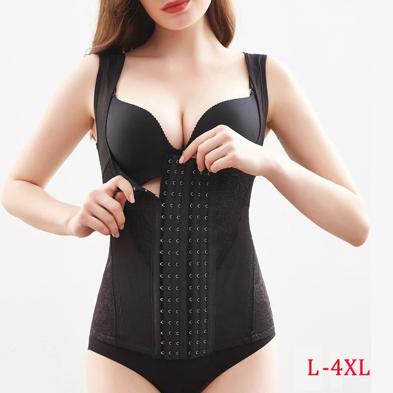 

Женские топы, утягивающий корсет для талии, утягивающий корсет для живота и ягодиц, Женский утягивающий корсет, жилет, Корректирующее нижне...