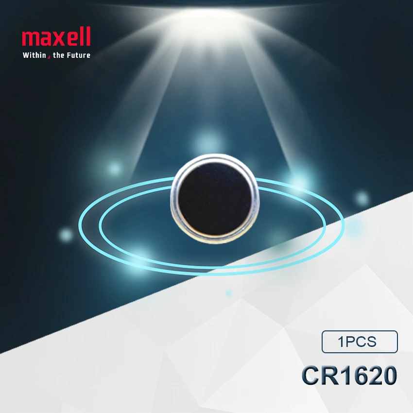 10 шт. Maxell 100% оригинальный CR1620 кнопочный Аккумулятор для часов автомобильный