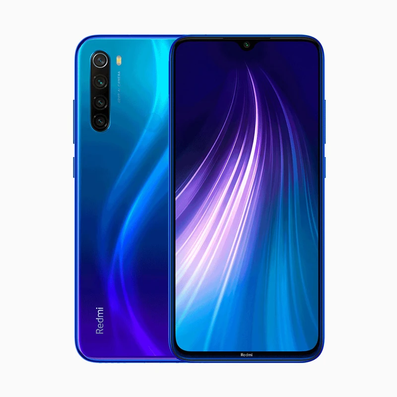 Blue Смартфон Xiaomi Redmi Note 8 с глобальной версией, 3 ГБ, 32 ГБ, Восьмиядерный процессор Snapdragon 665, 4000 мАч, 6,3 дюйма, FHD, 48 МП, четырехъядерный мобильный телефон - Цвет: Blue