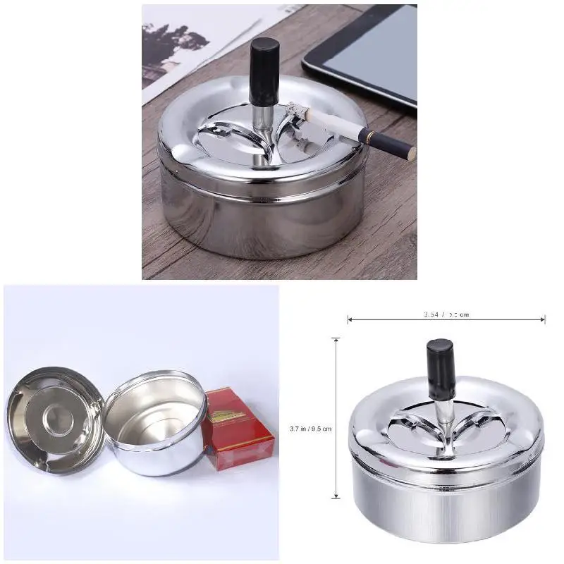 Горячая Распродажа аксессуары для курения пепельница из нержавеющей стали