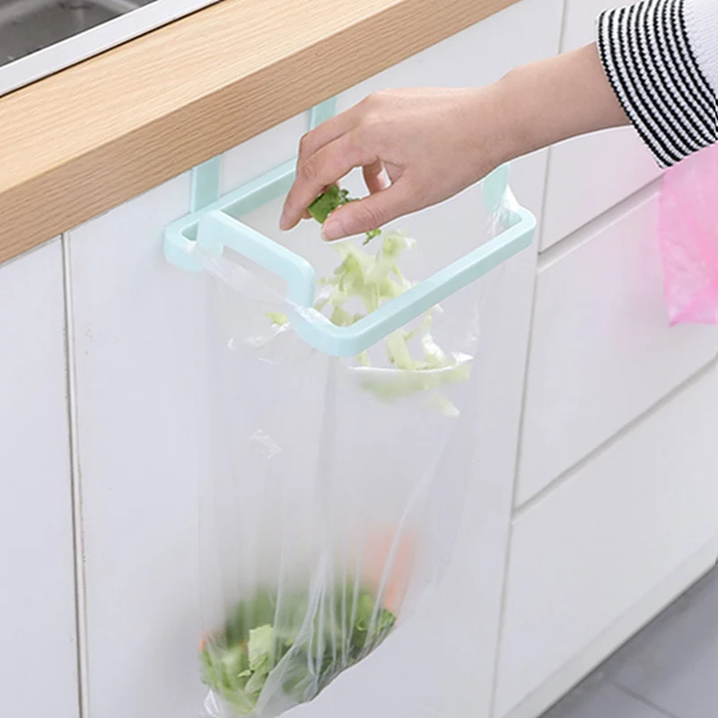 

Kitchen Garbage Bag Holder 2021 HOT Portable Kitchen Trash Bag Holder Incognito Cabinets Cloth Rack Towel Rack Accessories