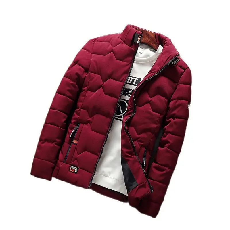 Мужская зимняя куртка новая осенняя модная мужская повседневная приталенная