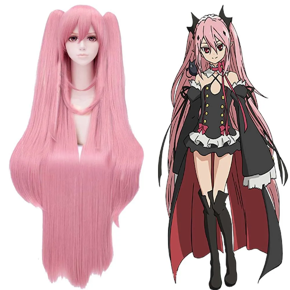 

Anime Seraph Of The End Krul Tepes Wigs Cosplay Dress suit + Wig + headdress Costume Owari no Seraph Vampire Halloween Carnival