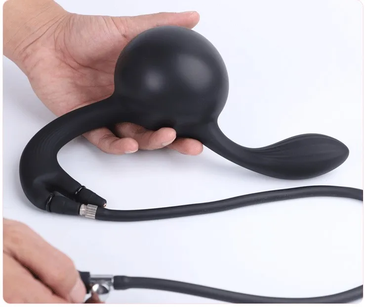 Огромная надувная Анальная пробка массажер простаты большой фаллоимитатор