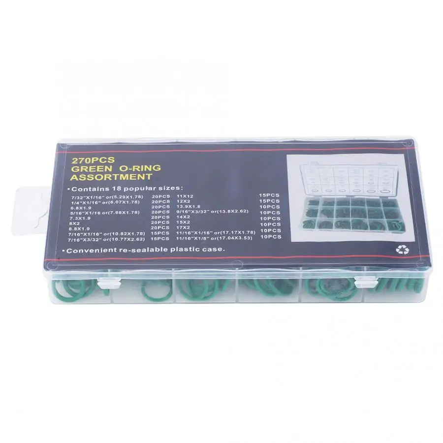 270 шт. уплотнительное кольцо устойчивое к высоким температурам набор резиновых