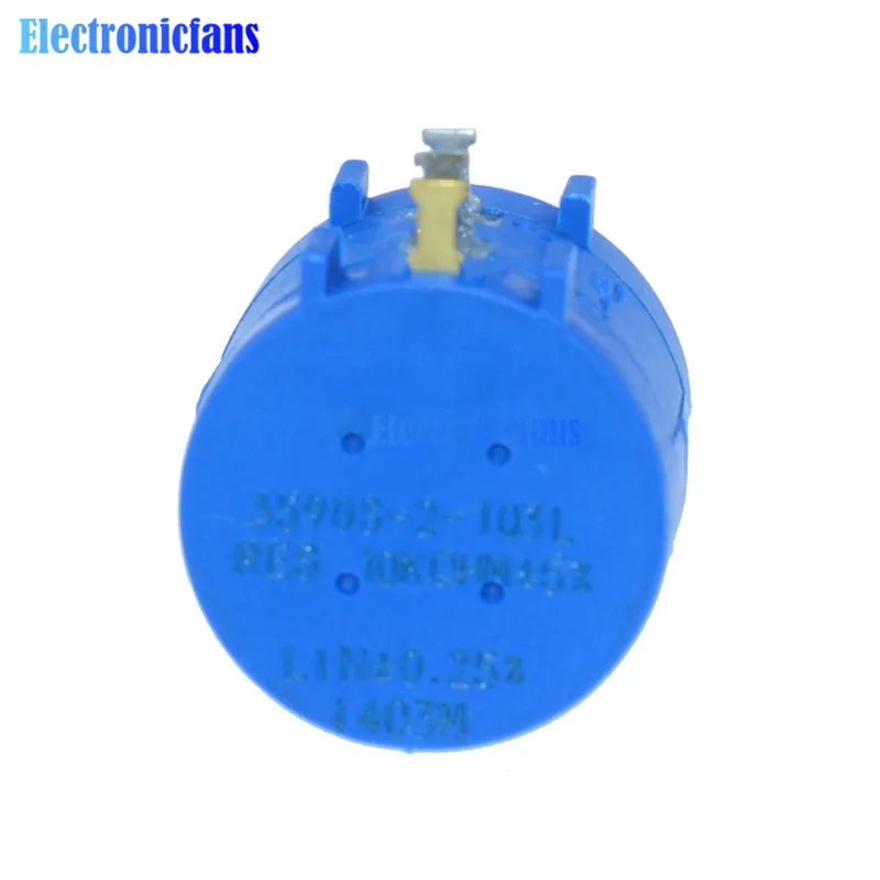 Прецизионный многооборотный потенциометр 3590S 2 103L 10K ohm 10 колец регулируемый