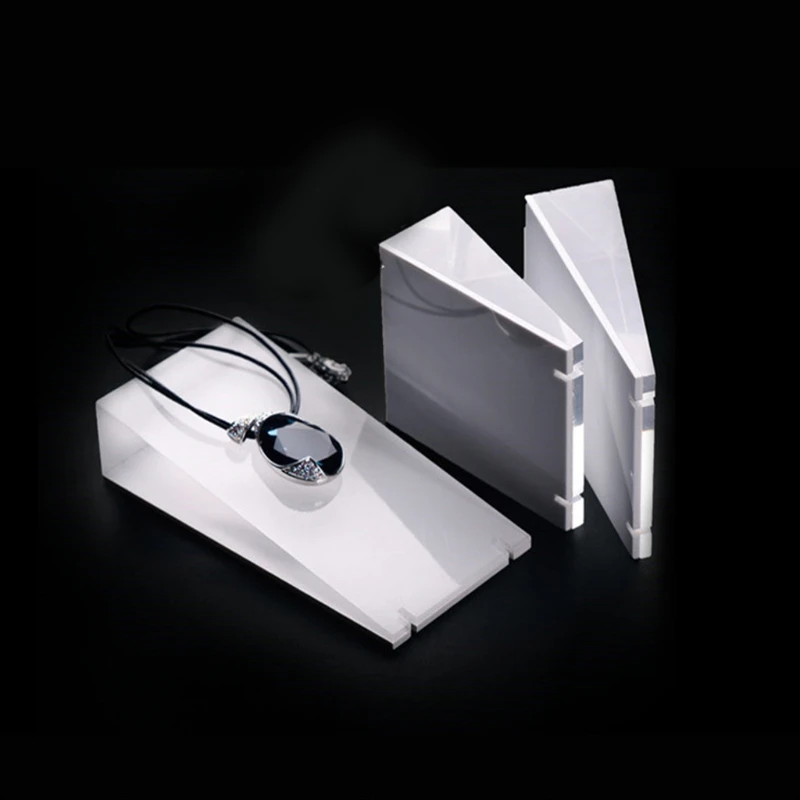 

3Pcs/Set Jewelry Display Shelf Storage Hanging Organizer Necklace Chain Stand Rack Holder Pendant Showcase