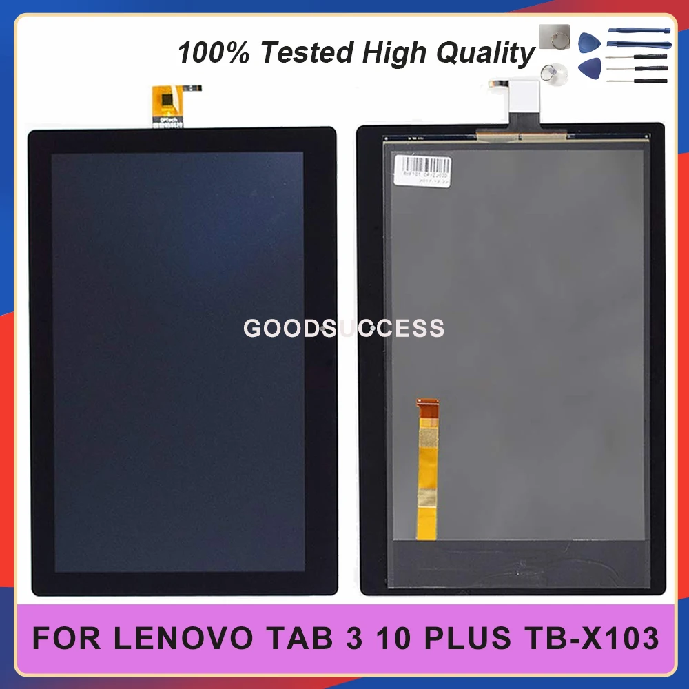 

10,1 дюймовый для Lenovo Tab 3 10 Plus TB-X103F LCD дисплей монитор Сенсорный экран дигитайзер в сборе Бесплатные инструменты