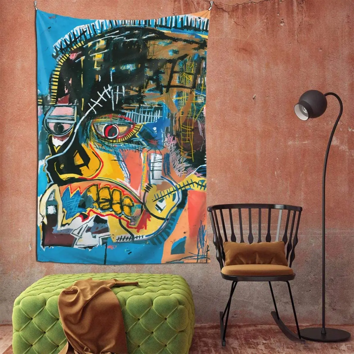 Jean-Michel Basquiat Tapestry,Art Wall Hanging