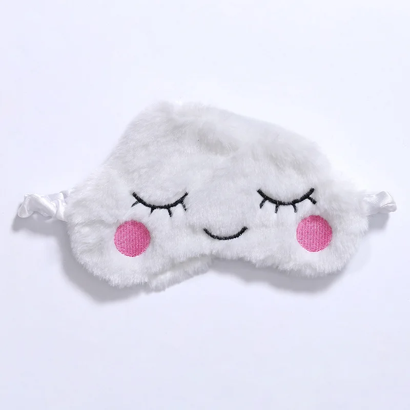 Милая плюшевая маска для глаз с изображением лисы и облака, маска для сна, маска для сна, маска для глаз, повязка на глаза, очки с повязкой на глаза, очки для отдыха и путешествий, повязка на глаза
