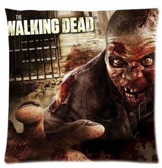 

Пользовательский ужас, мертвый монстр, зомби Ходячие мертвецы, квадратная подушка, чехол, креативная индивидуализированная подушка, чехол, ...