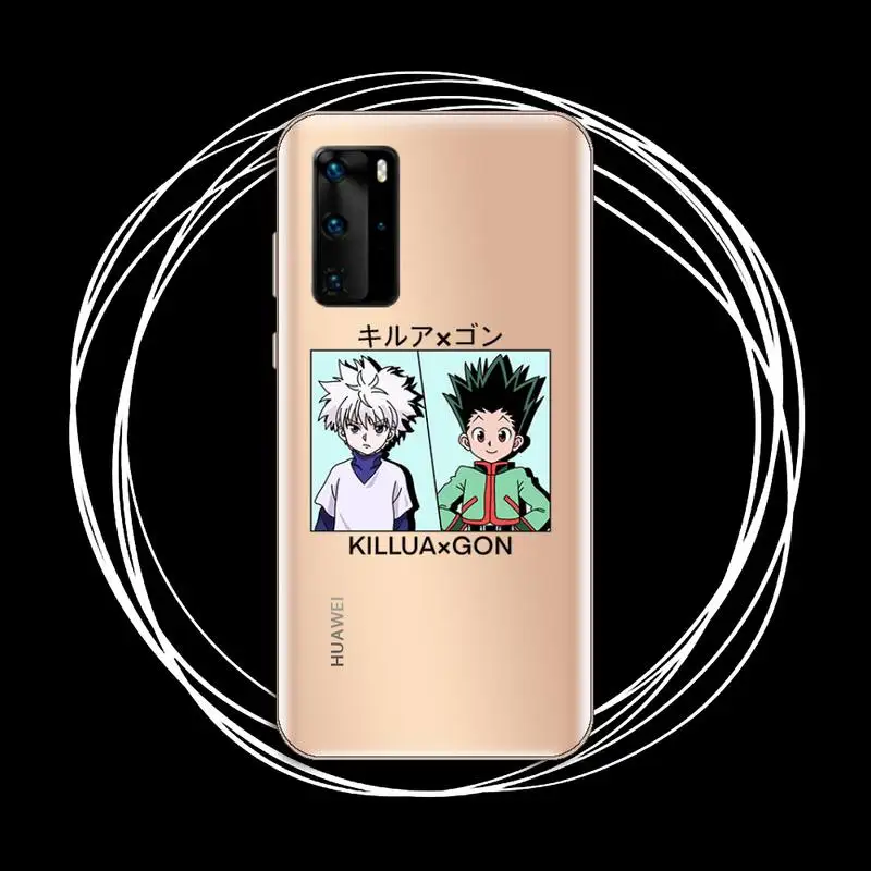 

HUNTER x HUNTER Phone Case Transparent for Huawei P20 P30 P40 honor 8 10i P smart 2019 Samsung A71 A21S S10 20 plus