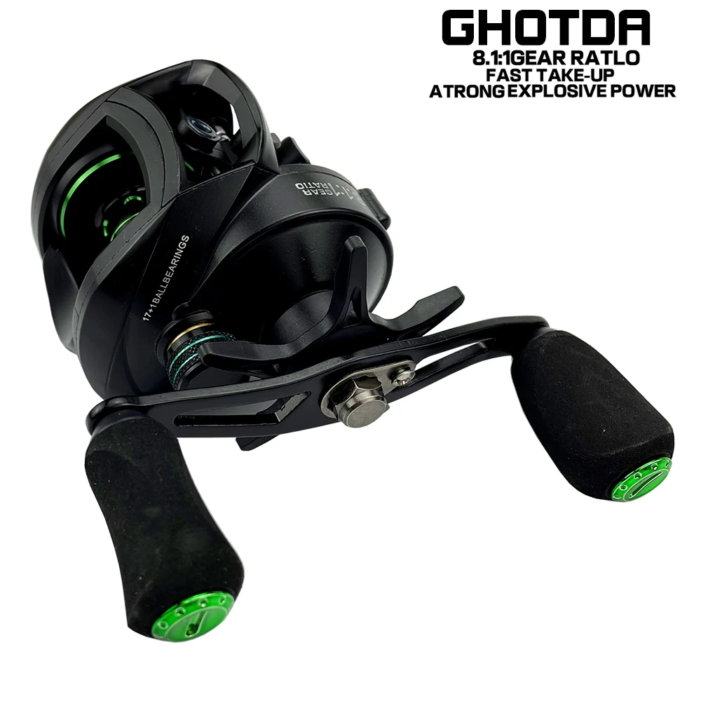 Рыболовная катушка для заброса приманки максимальная нагрузка 10 кг 17 + 1