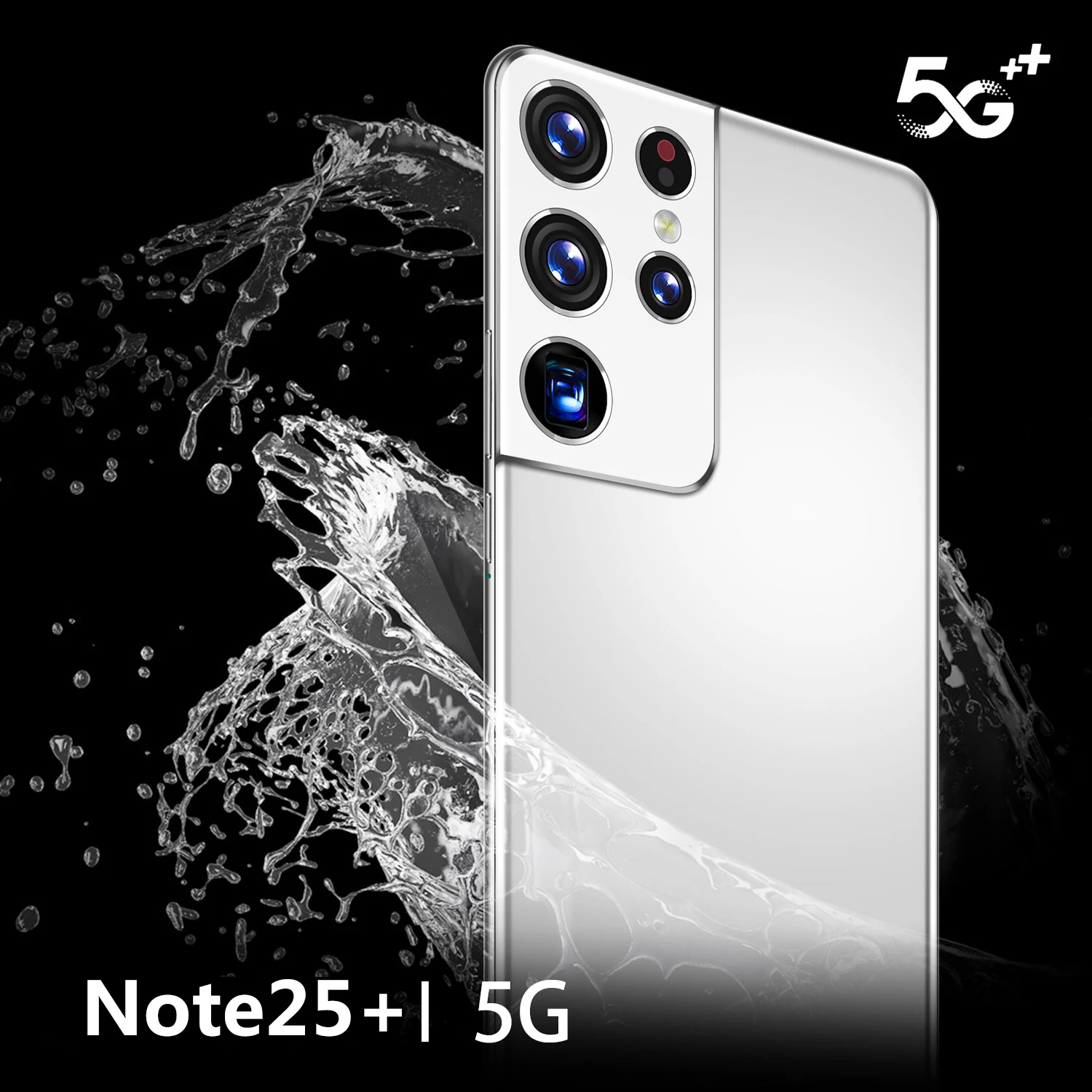 

7.3 Inch Global Version Note25+ Cellphones 10CORE 512GB Android OS 10.0 6800mAh Fingerprint Unlock 4G 5G Mobilephone Handset