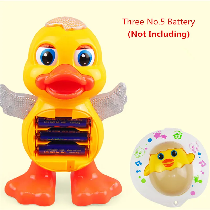 Cute Dancing Duck Educational Toy Musical Lighting Doll Interactive Kids Gift | Игрушки и хобби