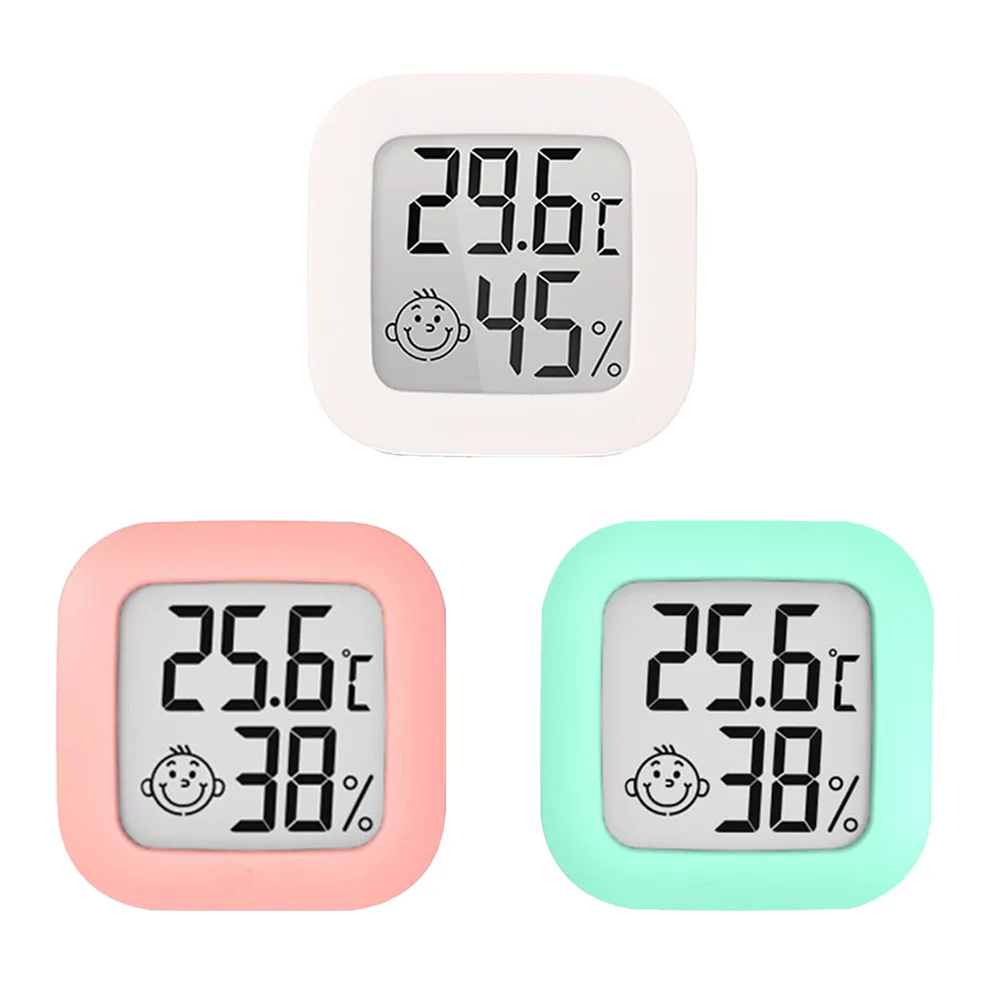 

Mini Electronic Temperature Humidity Digital LCD Digital Screen Indoor Hygrometer Gauge Moisture Meter For Home Bedroom Supplies