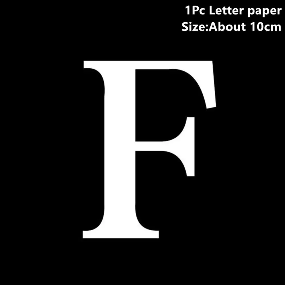 Paper Letter F Taoup детская прозрачная коробка для хранения воздушных шаров с днем рождения принадлежности для детского душа сувениры бумажная картонная коробка подарочная упаковка - Цвет: Paper Letter F