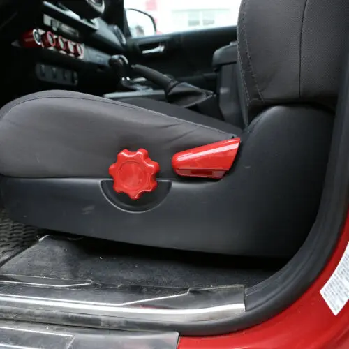 

ABS Carbon Fiber Seat Adjustment Switch Button Decoration Cover Trim Kit For Toyota Tacoma 2016-2020 Car Interior Accessories