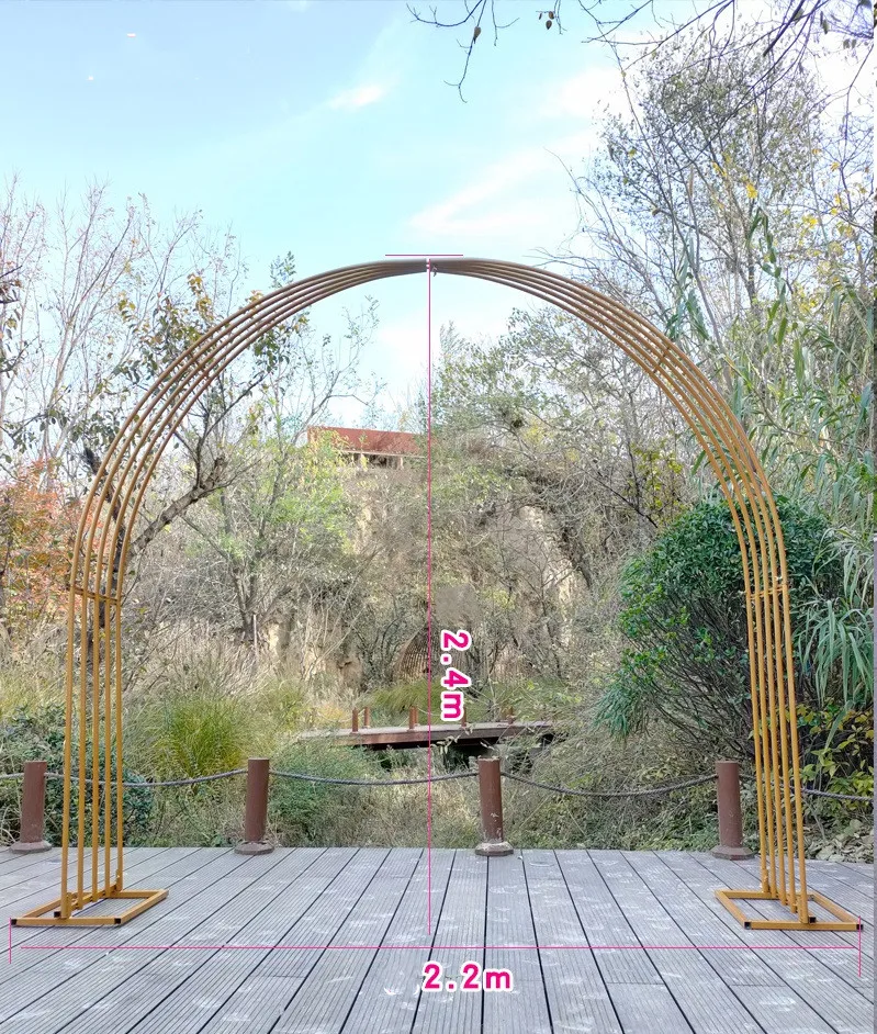 

DIY-Floral wedding arch stage decor