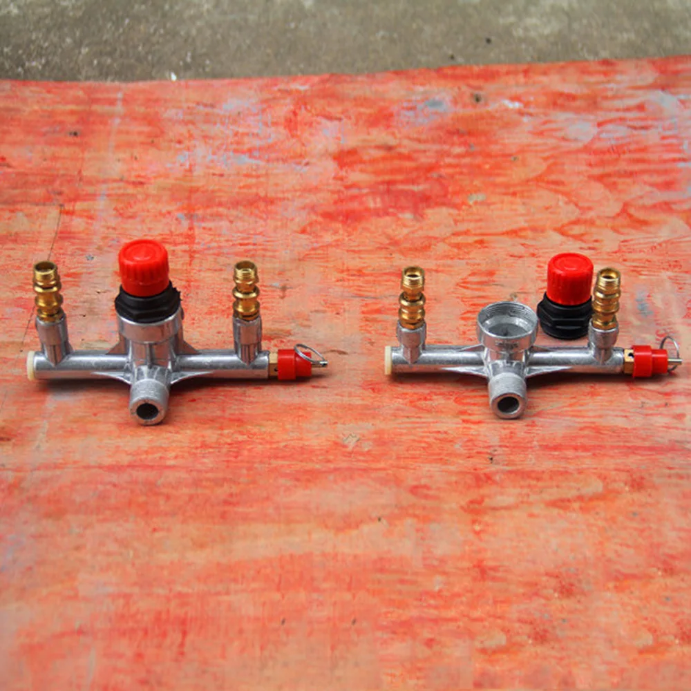 

Assembly Pressure Valve Switch Air Compressor Manifold Regulator Gauges
