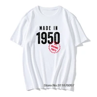 made in 1950 all original parts t shirt 71th birthday gift design cotton tshirts men vintage cool daddy grandad dad tops tee
