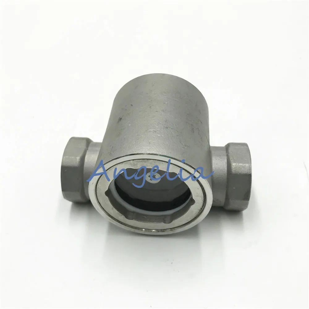 1" BSP Stainless Steel 316 Sight Water Flow Indicator With FRPP Impeller High Temperature | Обустройство дома