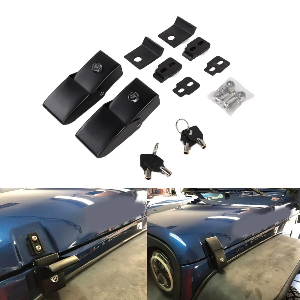 Металлический Ретро автомобильный Внешний замок капот защелка украшение крышка