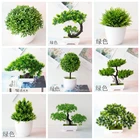 39 стилей, зеленые Шар Из искусственной травы цветы, дерево, растения, бонсай, Рождество, свадьба, день рождения, украшение, искусственные растения, бонсай