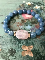 gemstone bracelets made of stones natural rose quartz pink stone bracelet