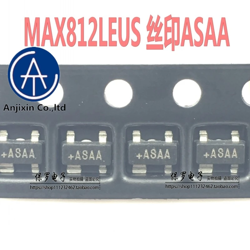 10 шт. 100% оригинальный и новый монитор MAX812LEUS MAX812 Шелковый экран ASAA SOT-143 в наличии |