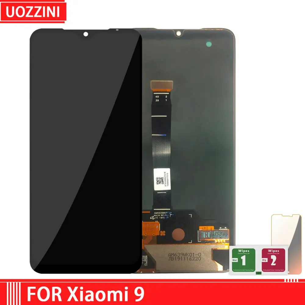 ЖК-дисплей 6 39 ''для xiaomi 9 mi mi9 для xiaomi-9 сенсорный экран в сборе с бесплатным