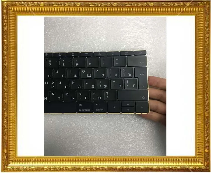 Новая Оригинальная клавиатура для ноутбука A1534 Русская Macbook русская с большими