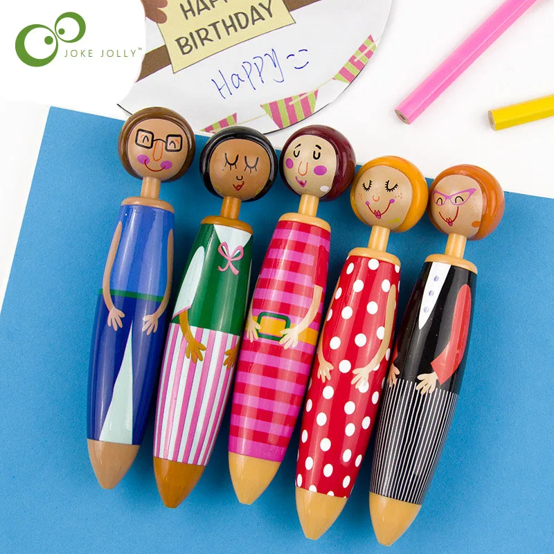 1 шт. Милая Толстая кукла шариковая ручка Обучающие принадлежности милый подарок