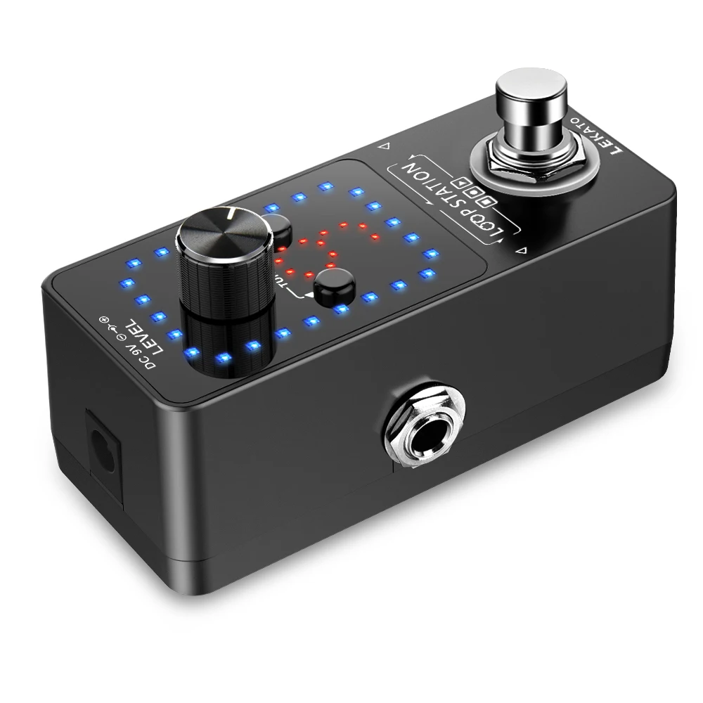 

Pedal Lekato Guitar Effect Looper Parts Loop Switcher Music Instruments True Bypass 9 Slot Wave Loop Record 40 Mins Looping F/s